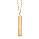 Avilé Jewelry Anchor Plate Halsband Guldpläterad Silver Di002-GP