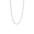 IX Studios Curb Medi Chain Halsband Guldpläterad Silver DMM0070SL