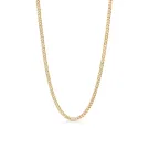 Captena Panzer Golden Chain Halsband Rostfritt Stål DU10016