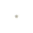 Ania Haie Sparkle Flower Barbell Örhängen Single Guldpläterad Silver E035-10G