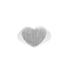 IX Studios IX Heart Ring Silver DMN0348SL