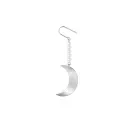 Jane Kønig Half Moon NO. 2 Pearl Earring Örhängen Single Rostfritt Stål HMPE-AW26-SS-S