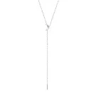 Jane Kønig Half Moon NO. 2 Tie Necklace Halsband Rostfritt Stål HMTN-AW26-SS-S