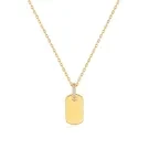 Ania Haie Glam Rock Halsband Guldpläterad Silver N037-02G