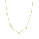 Ania Haie Polished Punk Halsband Guldpläterad Silver N053-06G