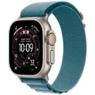 Apple Watch Ultra 3 GPS + Cellular 49mm Natural Titanium Light Blue Alpine Loop Small MEWK4