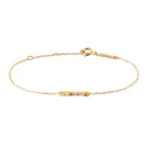 PDPAOLA Rainbow Armband Guldpläterad Rostfritt Stål PU01-788-U