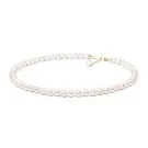 Gaura Natural Pearls Pearl Halsband Guldpläterad Silver PYFARW685