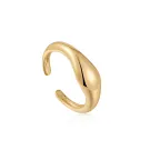 Ania Haie Making Waves Ring Guldpläterad Silver R044-02G