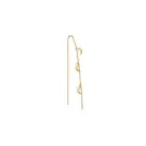 Jane Kønig Small Half Moon NO. 2 Chain earring Örhängen Single Rostfritt Stål SHMC-AW26-SS-G