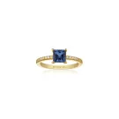 Sif Jakobs Ellera Quadrato Ring Guldpläterad Silver SJ-R42280-BLCZ-YG