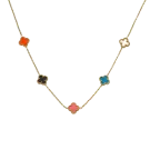 SKØR Clove Multi Halsband Guldpläterad Rostfritt Stål SK0082