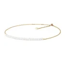 Gaura Natural Pearls Pearl Halsband Guldpläterad Silver SK19221GYN