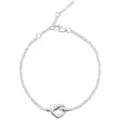 Jane Kønig Tied Heart Bracelet Armband Silver THB-AW25-S