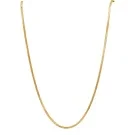 Tom Morris Flat Chain Halsband Guldpläterad Rostfritt Stål TM00033