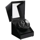 Mulhouse Watch Winder 2 Klockor Svart Trä KXD0491